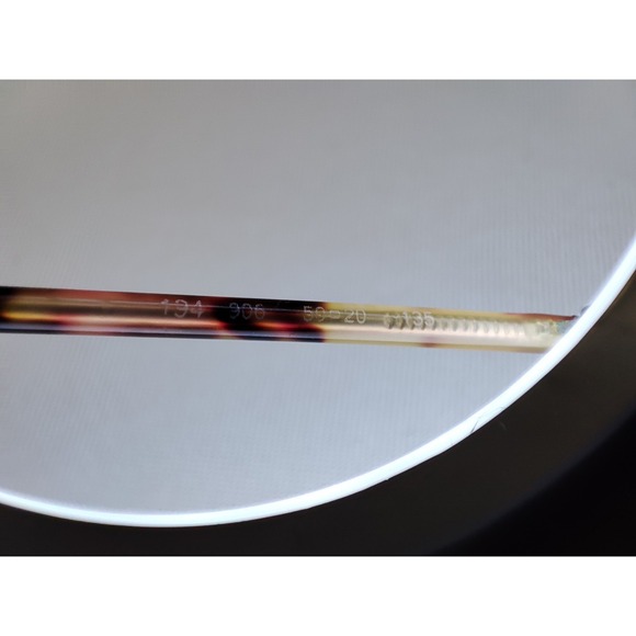 Vintage Giorgio Armani 134 306 Eyeglass Frames Round Gold Tortoise 50-20 Italy - Picture 12 of 14